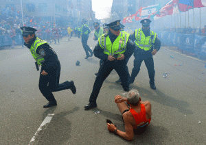 Police at Boston Bombing